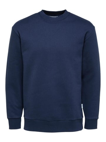 Selected Sweatshirt in Navy Blazer