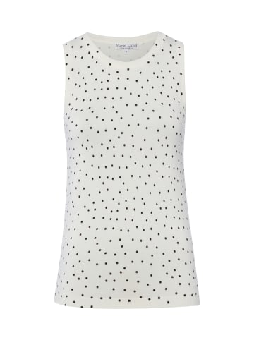 Marie Lund Top in weiß schwarz - 0001