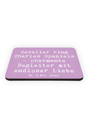 Mr. & Mrs. Panda Magnet Spruch Cavalier King Charles Spaniel Beg... in Lavendeltraum