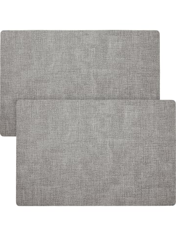 Erwin Müller Tischset 2er-Pack Elvas in grau