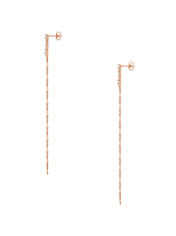 Glanzstücke München Ohrstecker Sterling Silber Zirkonia in roségold
