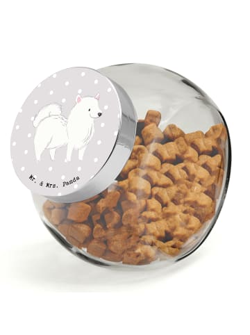 Mr. & Mrs. Panda leckerlidose Spitz Moment ohne Spruch in Grau Pastell