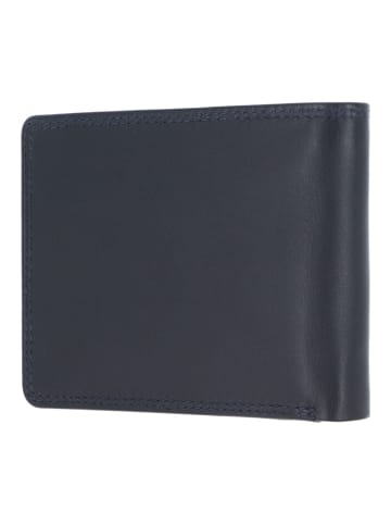 Golden Head Polo Geldbörse RFID Schutz Leder 11 cm marineblau