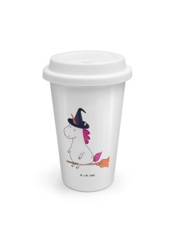 Mr. & Mrs. Panda Kaffeebecher Einhorn Hexe ohne Spruch in Weiß