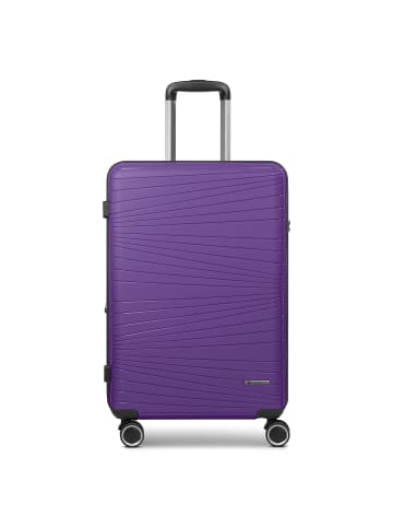 Franky Dallas 3.0 4 Rollen Trolley M 65 cm mit Dehnfalte in purple