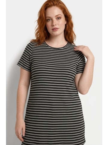 Shape Of You Blouse in Schwarz-Weiß