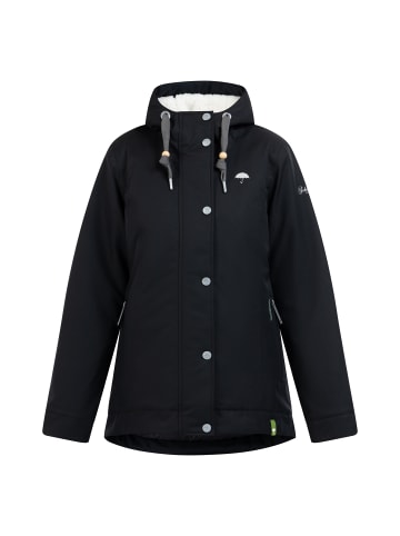 Schmuddelwedda Damen Winterjacke Aus Recyceltem Polyester in Schwarz