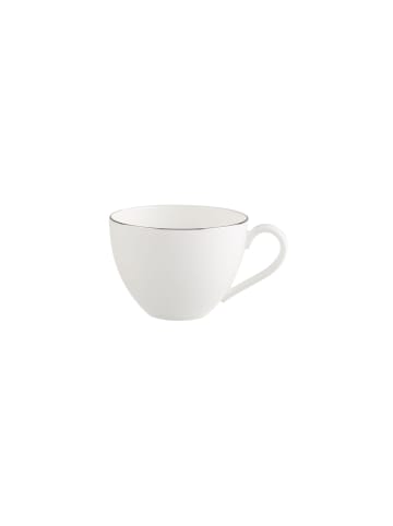 Villeroy & Boch Kaffeetasse Anmut Platinum No.1 in Weiß 150 ml in weiß
