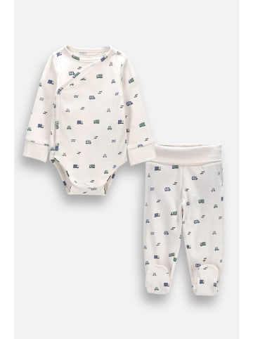 Coccodrillo Baumwoll-Babyset in ecru
