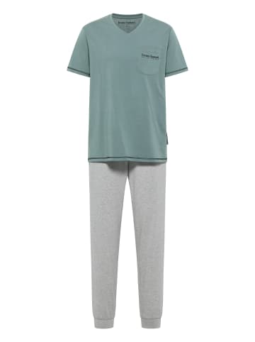 Bruno Banani Schlafanzug BURKE in Grau / Melange