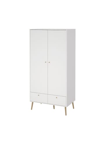 ebuy24 Kleiderschrank Bodo Weiß 99 x 59 cm