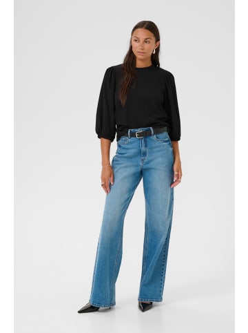 Kaffe Langarm-Bluse KAkatrine Regular fit in Black Deep