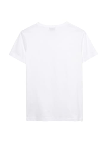 Gant T-Shirt 1er Pack in Weiß