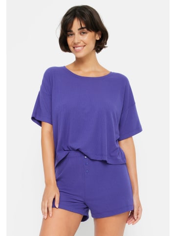 LSCN BY LASCANA Shorty in lila-blau