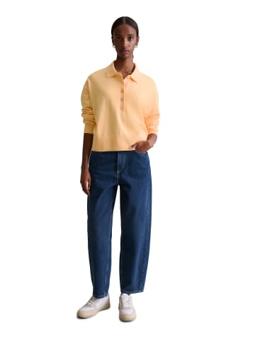 Marc O'Polo DENIM Strickpolo relaxed in Medium Orange