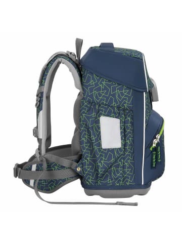 Step by Step Basis Schulranzen-Set 4-teilig Set „Green Geometric