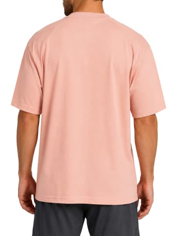 Reichstadt Herren Relaxed Fit T-Shirt in Old Pink