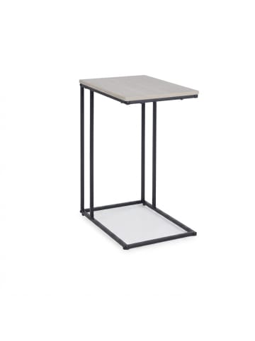 Beistelltisch in Schwarz/ Natur - (B)50 x (H)64 x (T)35 cm