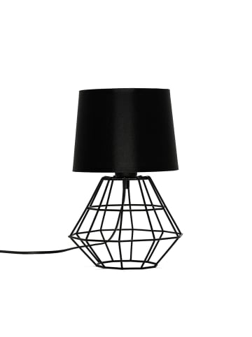 Licht-Erlebnisse Tischlampe Ø 23 x (H)34 cm in SchwarzSchwarz