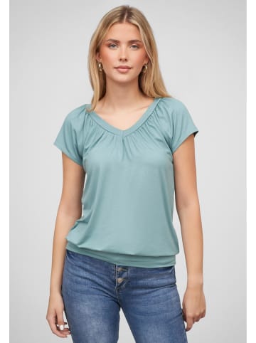 Cloud5ive Cloud5ive Cloud5ive Damen Shirt Kurzarm und V-Neck in green