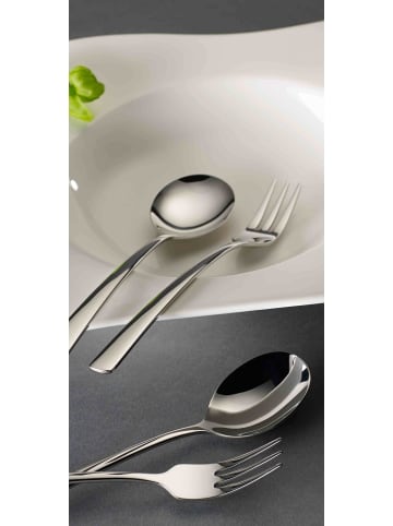 Villeroy & Boch Kuchengabeln Daily Line silber in silber