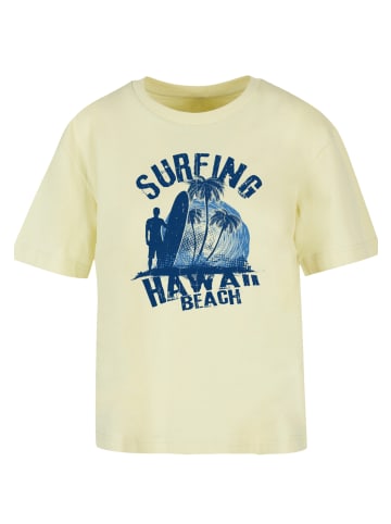 F4NT4STIC Everyday Tee Hawaii Surf Beach Summer in softyellow