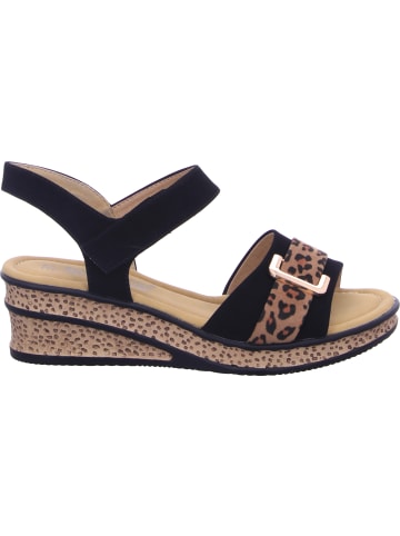 Sun & Shadow Keilsandalette in schwarz