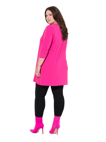 Ulla Popken Longshirt in fuchsia pink