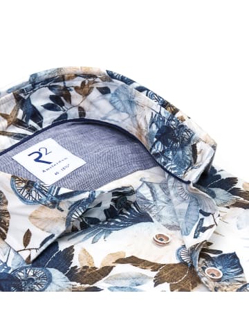 others Fahrradprint Stretchhemd Langarm in Blue