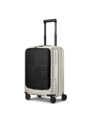 Redolz Essentials 17 2.0 4 Rollen Kabinentrolley 55 cm Laptopfach light grey
