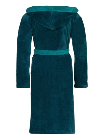 Vossen Bademantel mit Kapuze in poseidon-lagoon