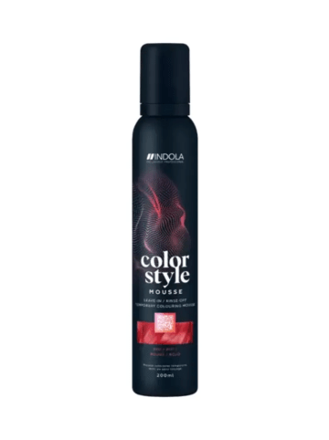 Indola Color Style Mouse Farb-Schaumfestiger Rot 200 ml