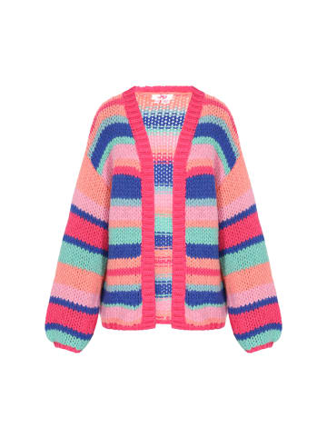 myMo Cardigan in orange multicolor