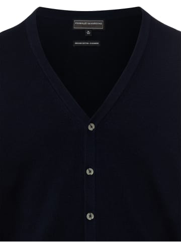Finshley & Harding Strickjacke in marine - 0001