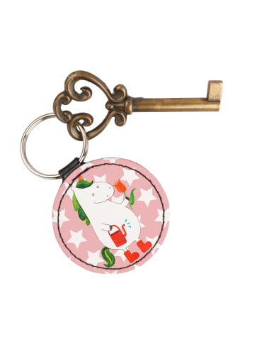 Mr. & Mrs. Panda Anhänger Einhorn Gärtner ohne Spruch in Rot Pastell