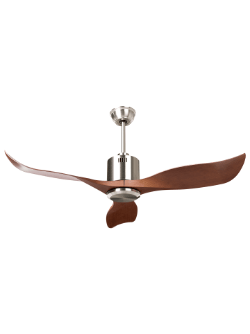 Beliani Ventilator ROSEAU in Braun/Schwarz - (W) 144 x (H) 50 x (L) 144 cm