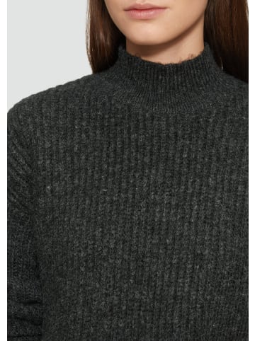 QS Strickpullover langarm in Schwarz