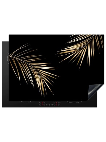 KitchenYeah Herdabdeckplatte Goldene Blätter