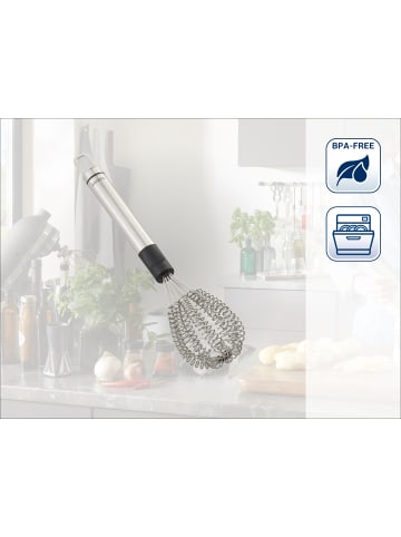 Leifheit Schneebesen Speed Quirl S silber schwarz 5,6 x 5,6 x 25,0 cm