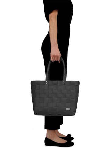 normani Einkaufskorb Einkaufstasche aus Kunststoff in Schwarz