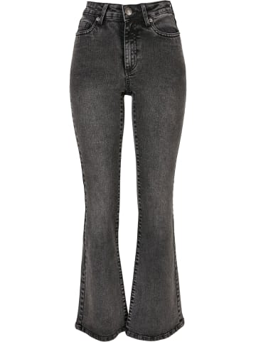 Urban Classics Jeans in black heavy acid washed