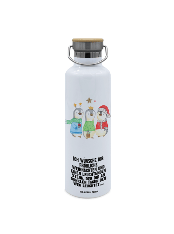 Mr. & Mrs. Panda Trinkflasche Aus Edelstahl Winterzeit Heilige d... in Weiß