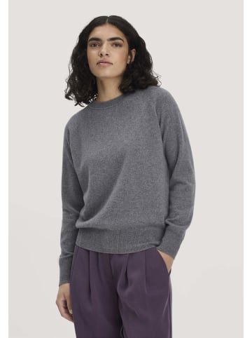 Hessnatur Hessnatur Strick Pullover Relaxed aus Cashmere mit Recycling-Anteil in grau