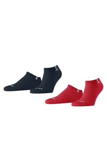 Burlington Sneaker-Socken Doppelpack in Red pepper