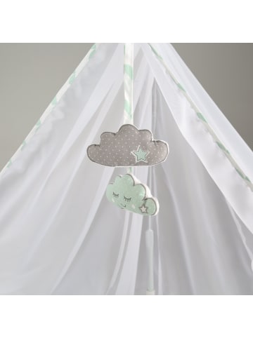 roba Roombed Babybett Happy Cloud Beistellbett 60 x 120 cm - weiß