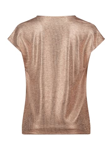 Betty Barclay Casual-Shirt mit Glanzeffekt in Metallic Rosé