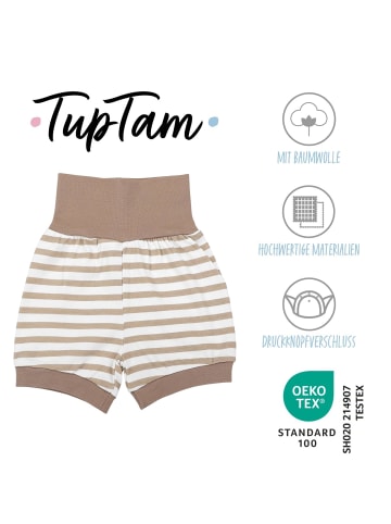 TupTam Baby Mädchen Kurze Pumphose 3er Pack in beige Modell 1