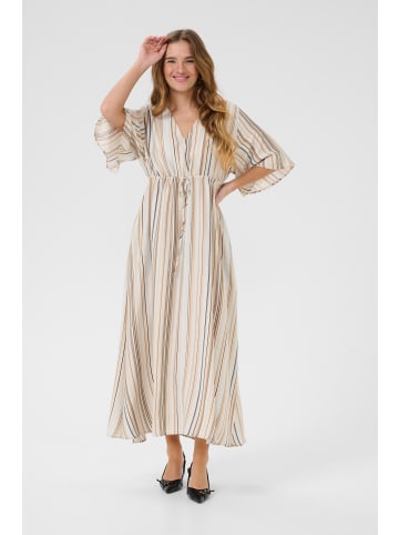 CULTURE Kleid CUpella Relaxed fit in Blue/Brown Stripe