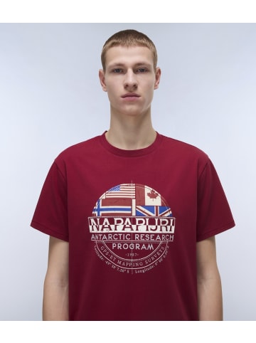 Napapijri T-Shirt "S-Turin 1" in Rot