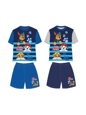 Paw Patrol Happy Stripes Kurzpyjama Kinder 6 Jahre Grau